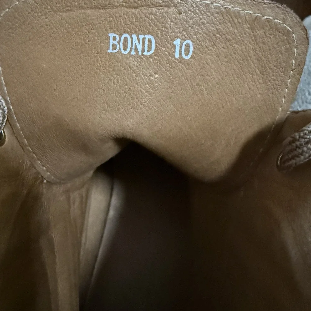 Marc Nolan Bond Boots Mens Size 10‎ Brown Lace Up